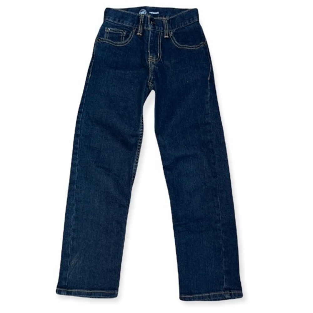 Wonder Nation Relaxed Jeans boys size 7 slim blue